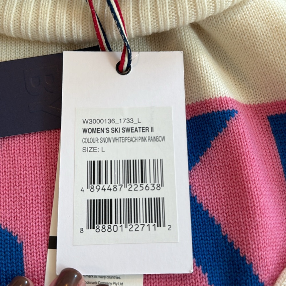 Perfect Moment Ski sweater rainbow colors - Picture 3 of 4